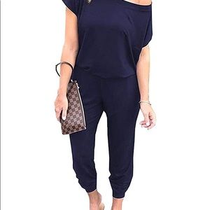 Sexy Casual Off The Shoulder Jumpsuit/Romper